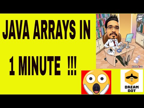 Learn Java Arrays in 1 minute | Java tutorial for beginners !