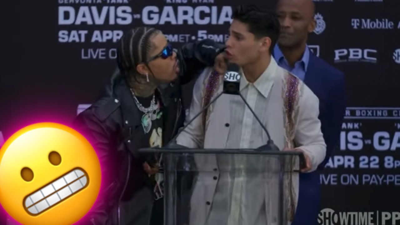 Ryan Garcia Gervonta Tank Davis Trade Words at LA Press Conference 