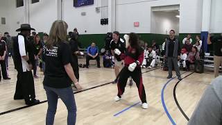 Emily Soriano  | 16 & 17 Black Belt Girls Sparring | Finals | Heatwave 2018