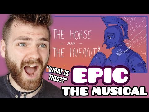 First Time REACTING To EPIC The Musical The Horse And The Infant REACTION
