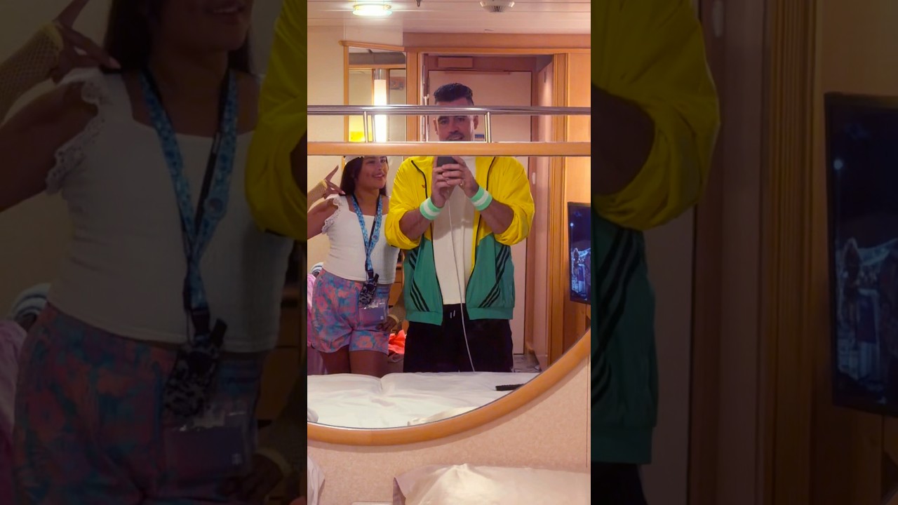 70s night on the Royal Caribbean Cruise check it out like and subscribe Chilli and I ￼