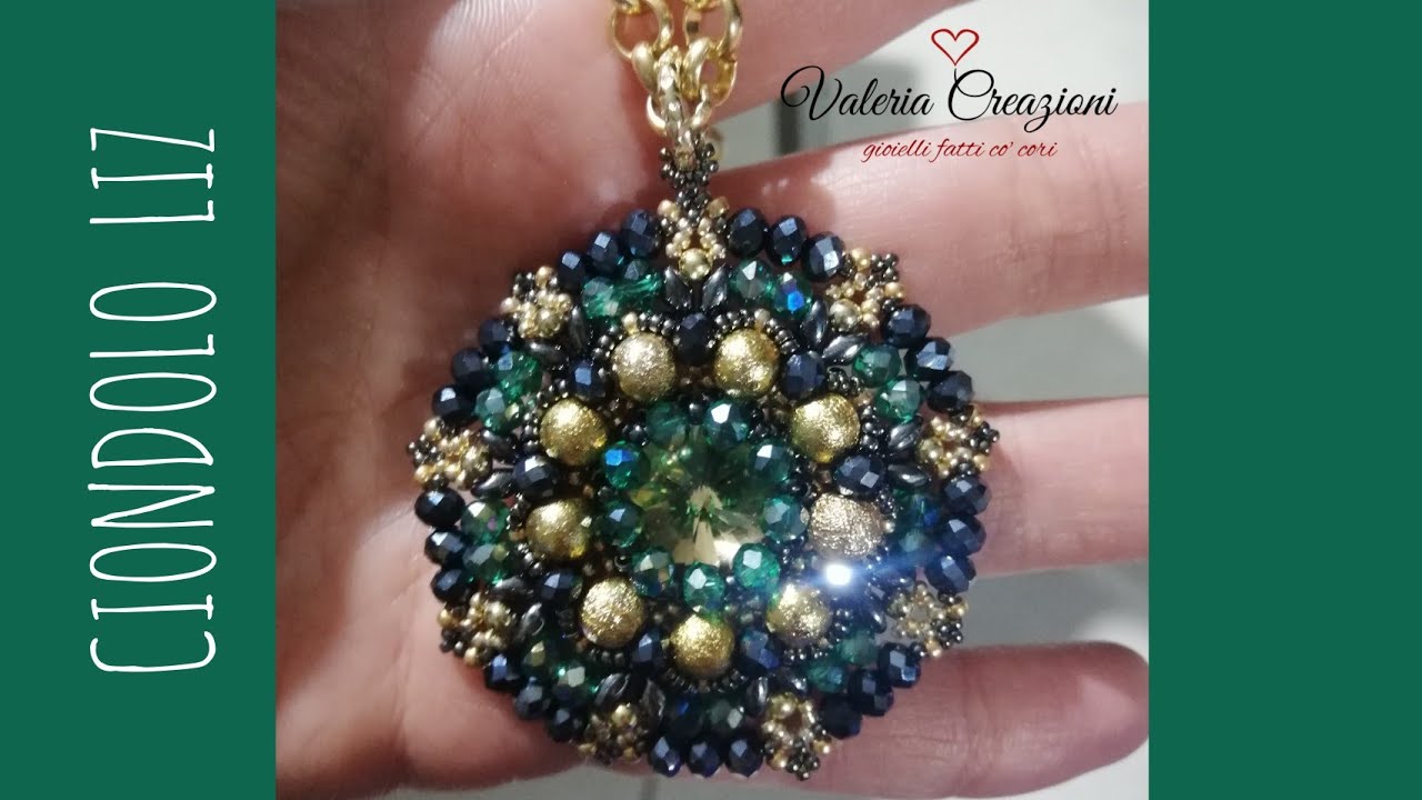 Tutorial perline 22 - CIONDOLO LIZ