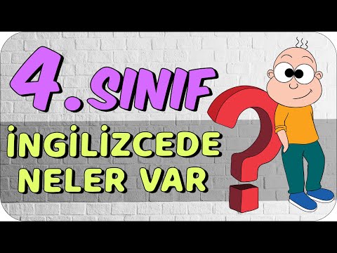 4.Sınıf İngilizce Konuları Zor Mu❓ 📕