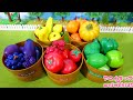 Learn the names, numbers and colors of vegetables and fruits♪ @animekids