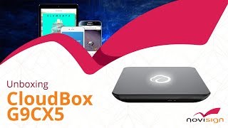 Unboxing CloudBox G9CX5 digital signage media player