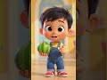 Learn Fruits with Aru 🍎🍌| #kidslearning #preschool #toddlerlearning