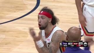 Chris Paul elbows Jose Alvardo on the chin, but Alvarado picks up the foul 🤔
