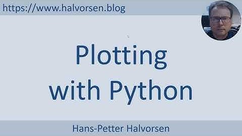 Plotting with Python