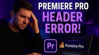 How to resolve premiere pro header issues