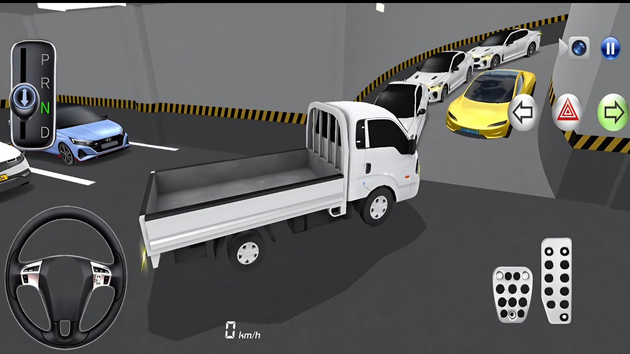 New Kia Pickup Truck Stuck in Parking Garage - 3D Driving Class Simulation - Android game