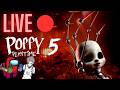 JOGANDO POPPY PLAYTIME 5 ATE ZERAR! I Live🔴