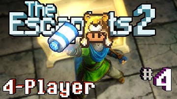 The Escapists 2: 4-Player - H.M.P. Offshore #4 - The Quest for Talcum (4-Player Gameplay)