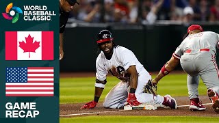 Canada Vs United States Game Highlights 2023 World Baseball Classic