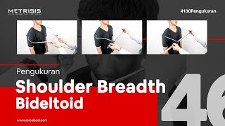 Pengukuran Shoulder Breadth Bideltoid Menggunakan Antropometri Portable Kit #46 Bideltoid Breadth