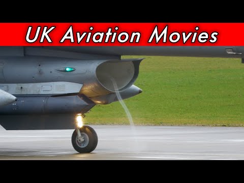 Belgian F-16 Viper intake vortex [4K]