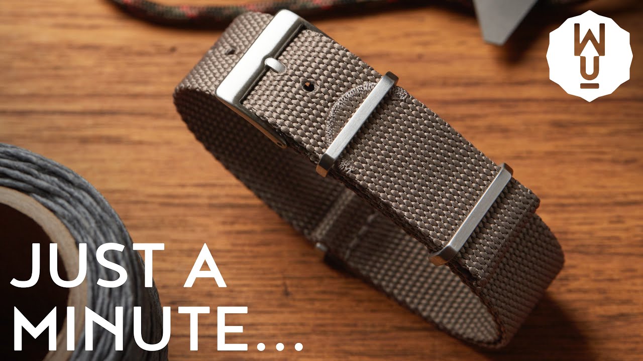 Just a Minute Crown & Buckle Matte Supreme Mil-Strap Overview