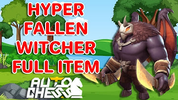 Hyper Fallen Witcher Full Item Combat | Auto Chess Indonesia