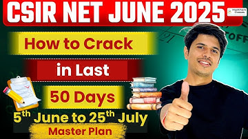 Last 2 Months Preparation Strategy for CSIR NET June 2025 Chemical Science| CSIR NET Chemistry 2025
