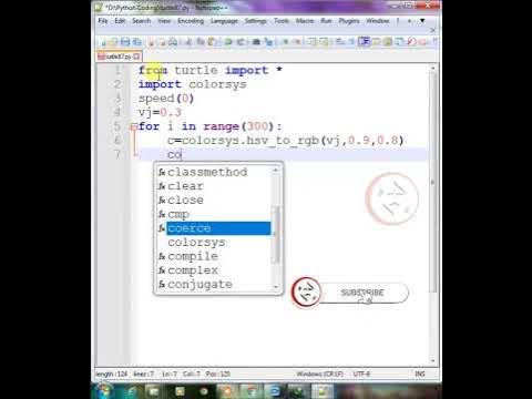 Amazing Python Turtle Graphics Draw Using Import Colorsys #Shorts # ...