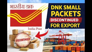 Information ⚠️ India Post Shock for Exporters | Registered Small Packet Discontinued | ITPS Explained 2026 News