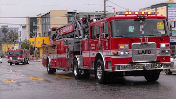 LAFD Light Force 11 Responding
