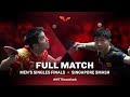 Fan zhendong v ma long  singapore smash 2022 mens singles finals  wttsmashback