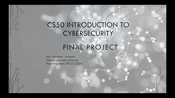 Cs50 Cybersecurity Final Project | Spoutible data breach 2024 | Kian Mansouri Jamshidi