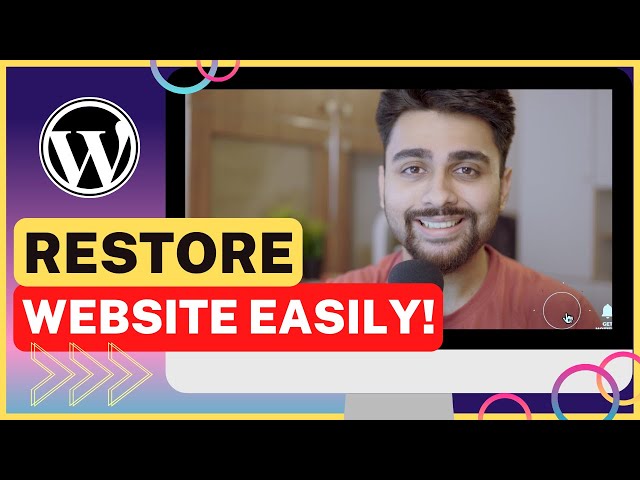 How to restore WordPress website with/without backup (2022) class=