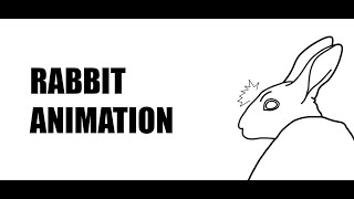 Rabbit running away from danger - Toon Boom animation 1.2 (with background and replay)