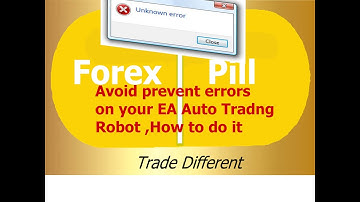 MQL5 Robot Tutorial ,How to avoid ERRORS when creating your own Auto Trading  Robot,Expert Advisor