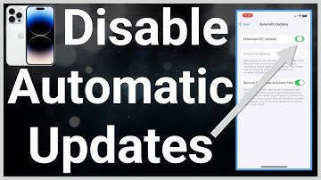 Hoe u automatische software-updates op de iPhone kunt uitschakelen