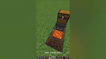 Automatic Trash Can In Minecraft #shorts #minecraft