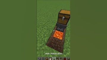 Automatic Trash Can In Minecraft #shorts #minecraft