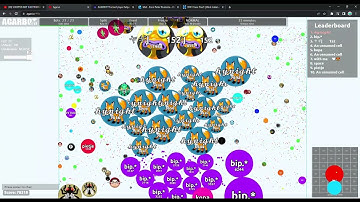 AGAR.IO 100 000+ SCORE WHIT BOTS AGARBOT OVH!