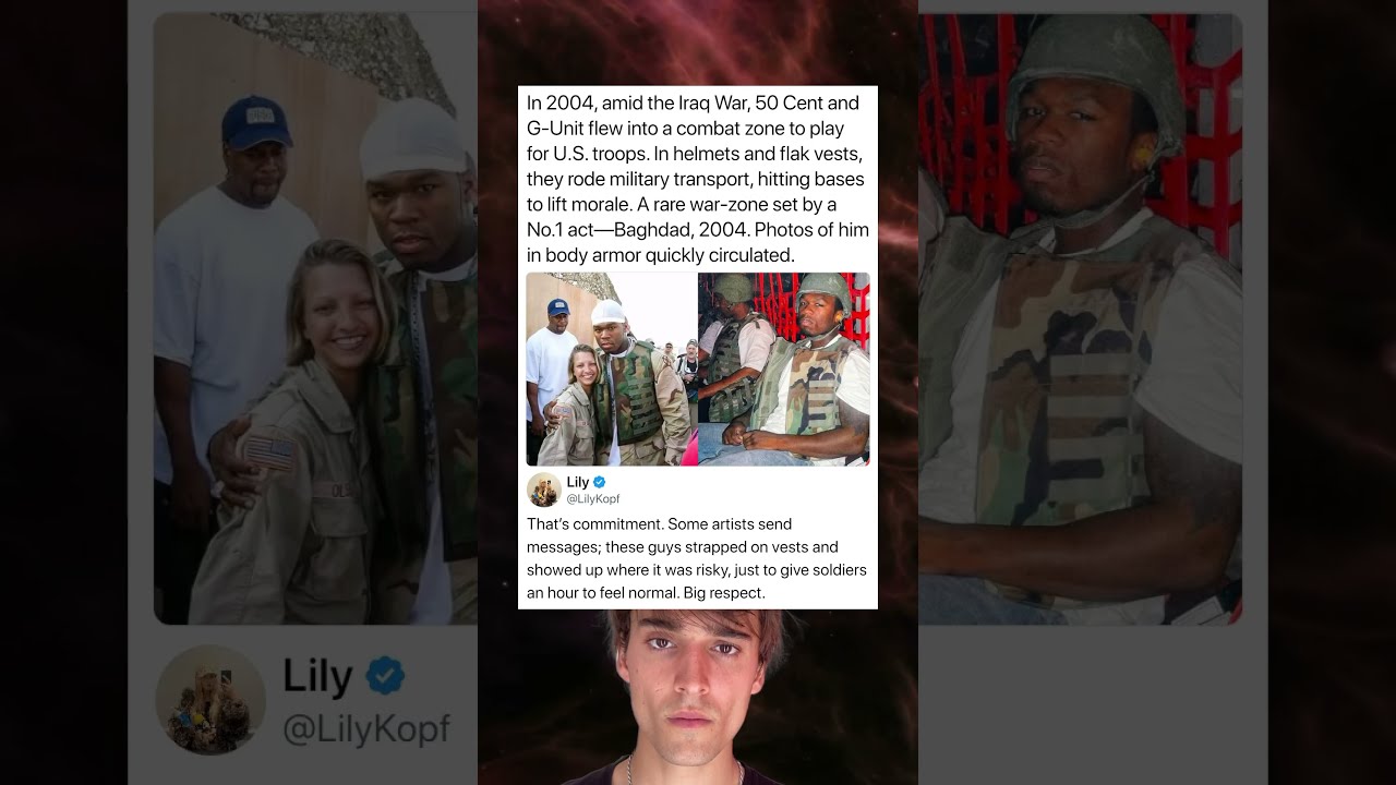 In 2004 Amid The Iraq War 50 Cent And G Unit Flew Into A Combat Zone To Play For U S Troops 