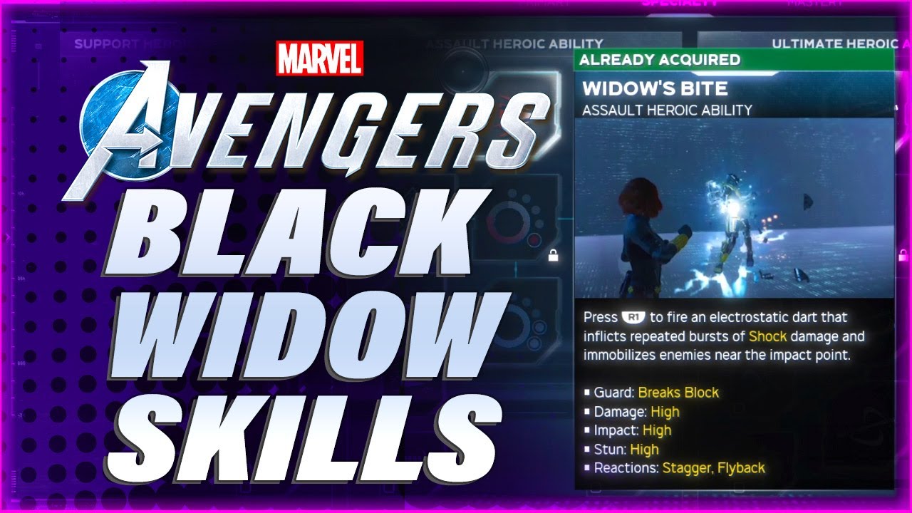 Marvel's Avengers Black Widow skills guide and leveling tips - Polygon