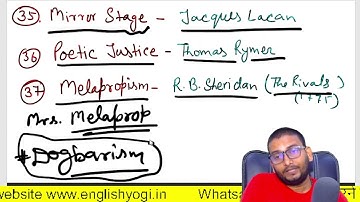 Most Important Literary Terms Coinage Pair Part   3 UGC NET JRF/ SET SLET/ PhD Entrance