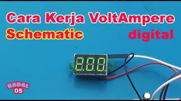 Cara kerja Volt meter digital┃ schematic diagram volt meter dsn-vc288