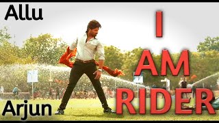 Allu Arjun ft. I am rider version