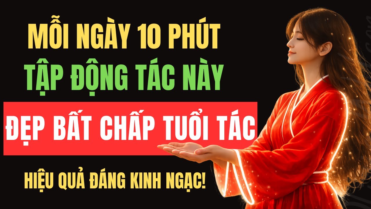 Làm Điều Này Chỉ 10 Phút Mỗi Ngày Giúp Bạn Đẹp Bất Chấp Tuổi Tác! | Thục Nữ