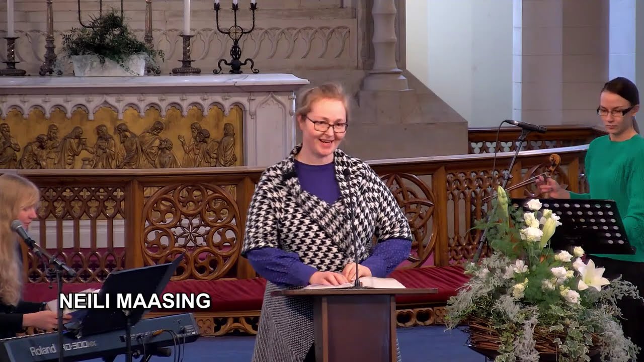 Oleviste koguduse jumalateenistus 08.03.2026 kell 12.00