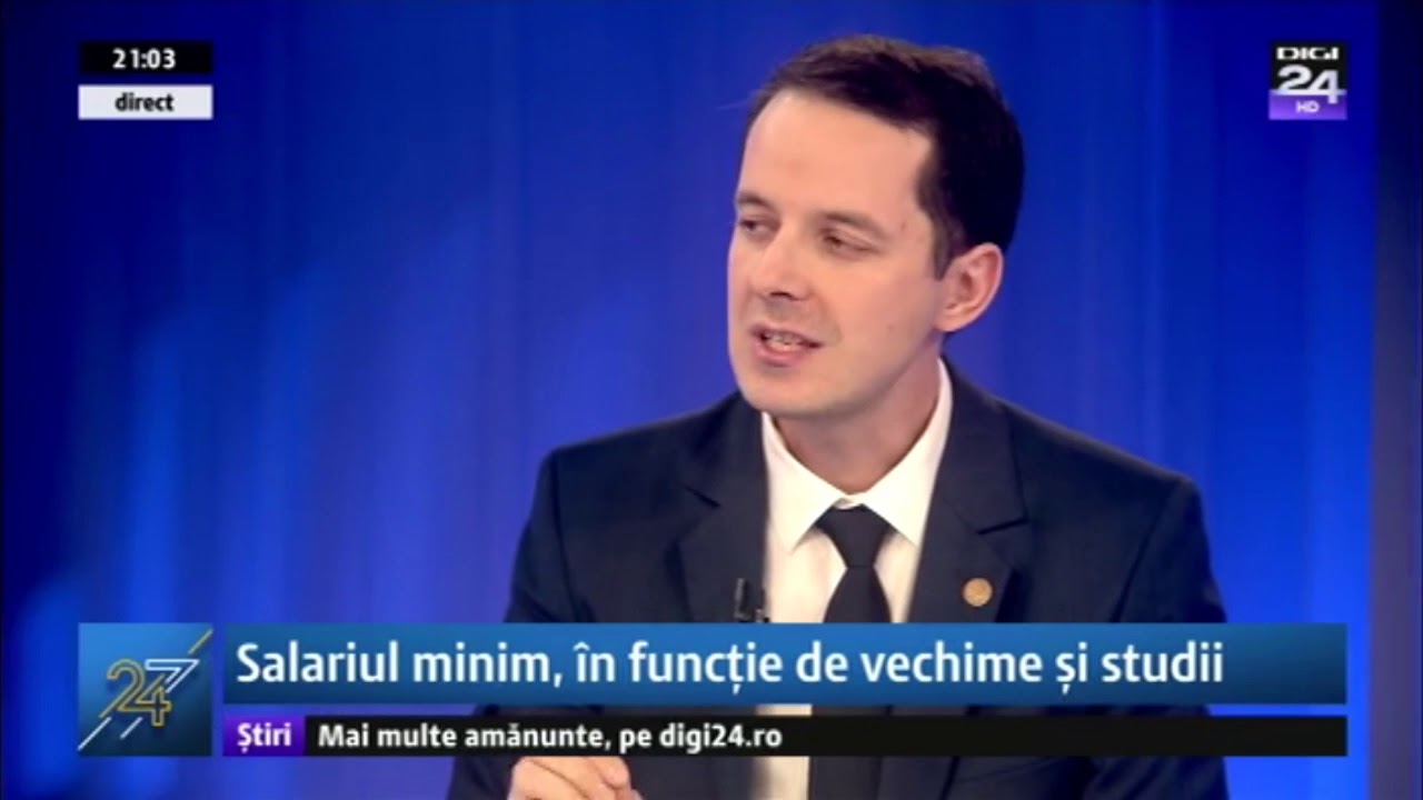 08 11 2018 Digi24 24 7 Mărirea Din Pix Salariului Minim Pe