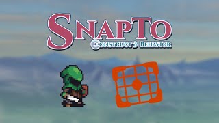 Make a Zelda-like retro camera EASY in Construct 3 (SnapTo plugin)