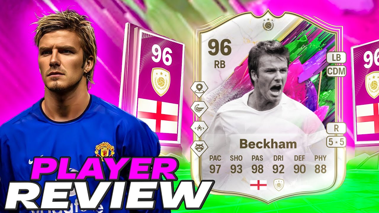 🥶96 SHAPESHIFTERS ICON BECKHAM SBC PLAYER REVIEW - EA FC 25