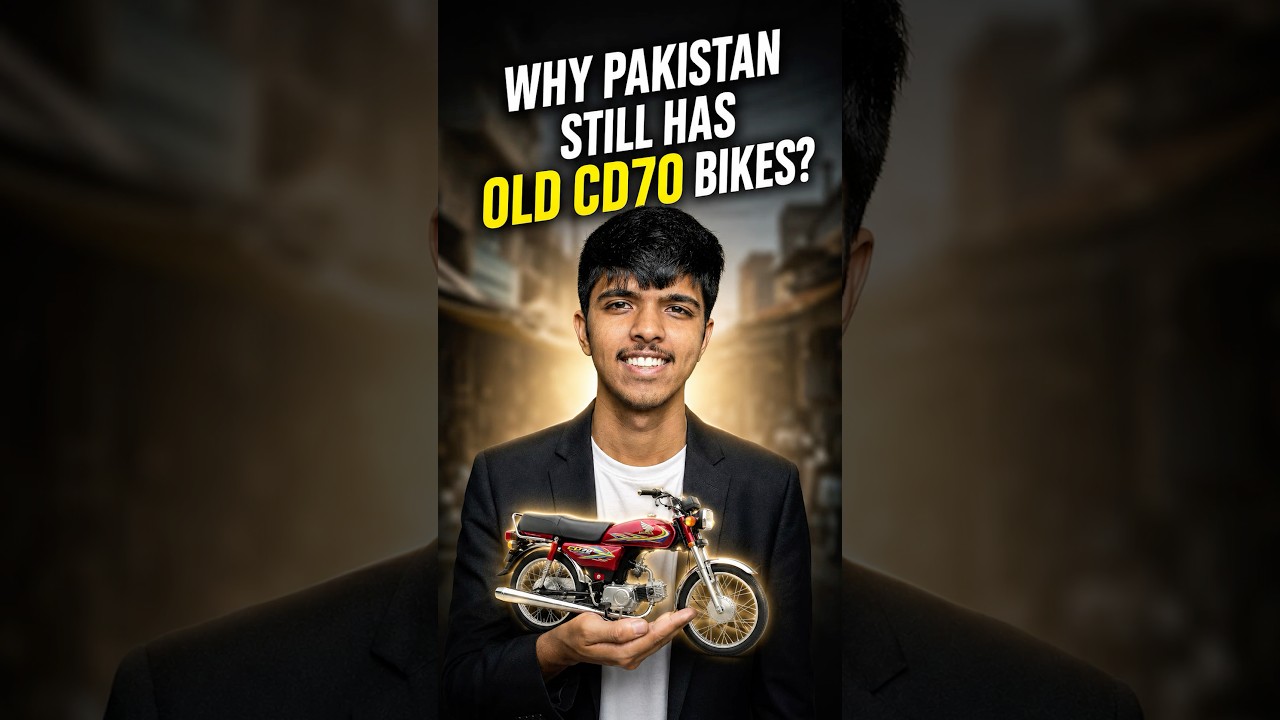 Why Pakistan still has old cd70 bikes?