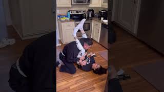 Alex Pereira And Polyana Viana Grapple On The Kitchen Floor, Loser Does Dishes
