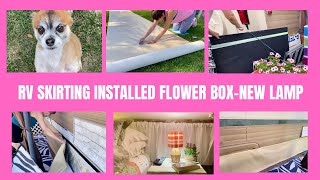 RV Series No. 9| We are putting the skirting on this week. What a difference it makes!