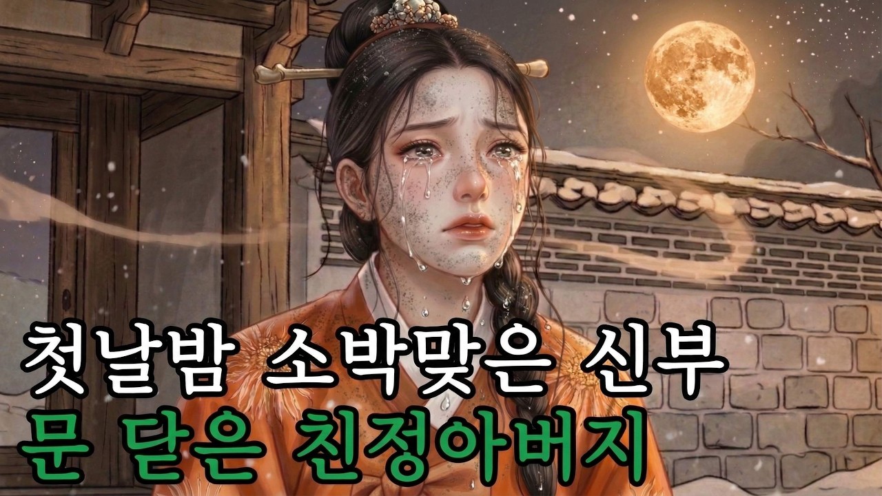 한밤중 쫓겨난 딸에게 문을 닫은 매정한 아비, 파혼장을 내던지며 딸을 품은 뜨거운 부성애 | 야담·조선야사·감동이야기·옛날이야기