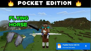 How To get flying horse [ Minecraft PE ][2021]🔥 screenshot 3