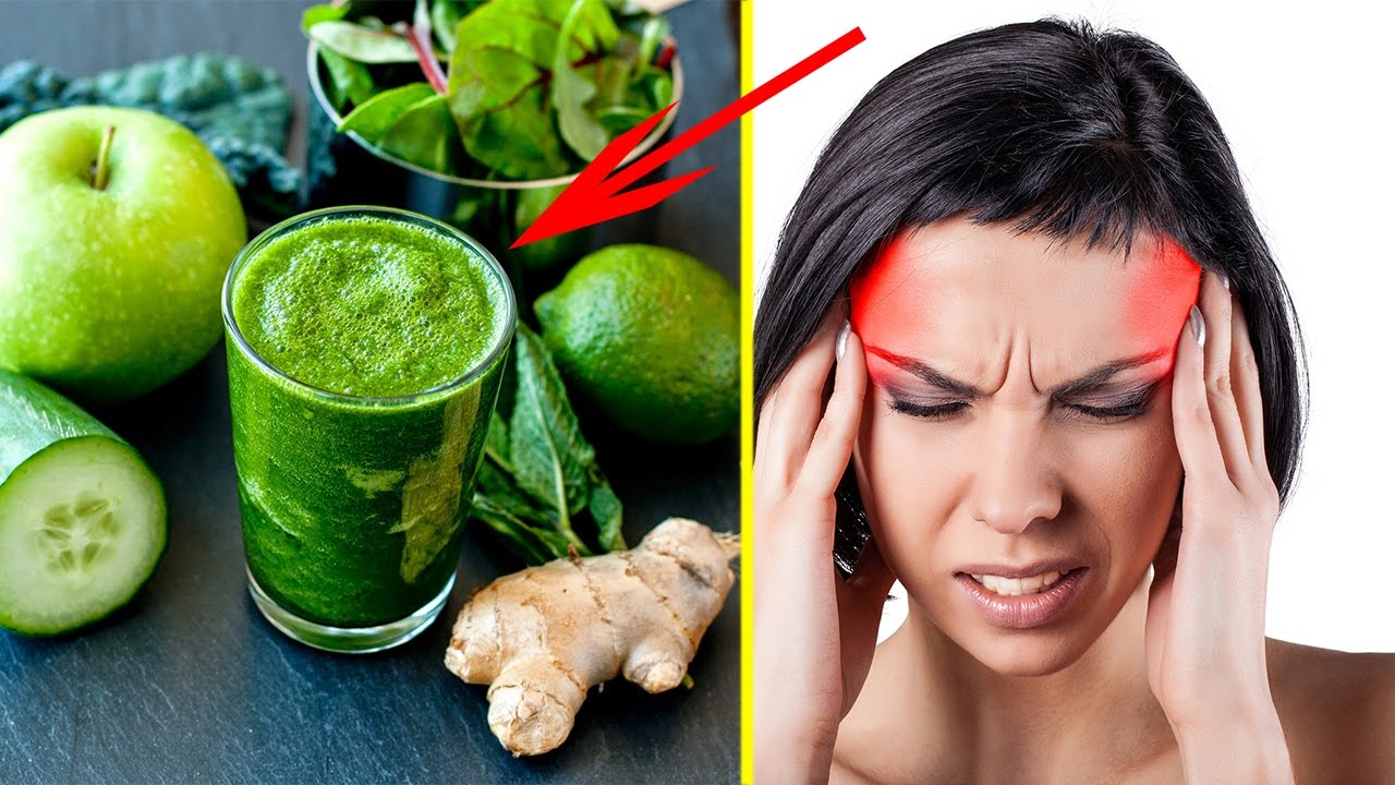 magical green drink stops migraines and headaches quickly (Remedy1
